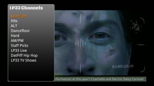 LP33 Google TV Channel Menu
