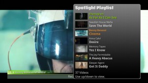 LP33 Google TV Playlist Menu