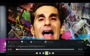 Playback Control Menu 